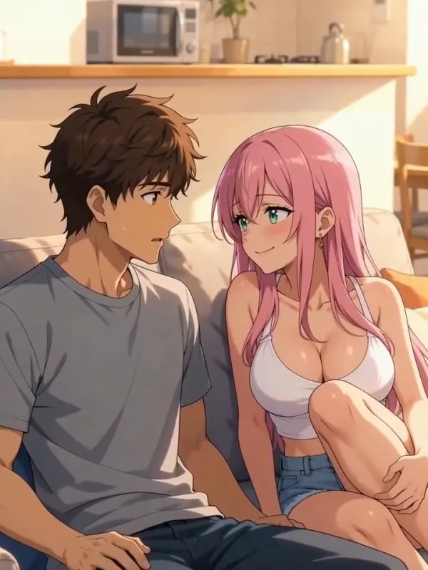 One Bed With My Roommate – Candy Shorts episode 1 frame